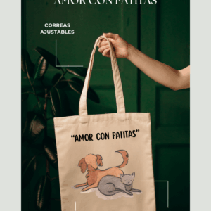 Tote Bag “Amor con patitas”