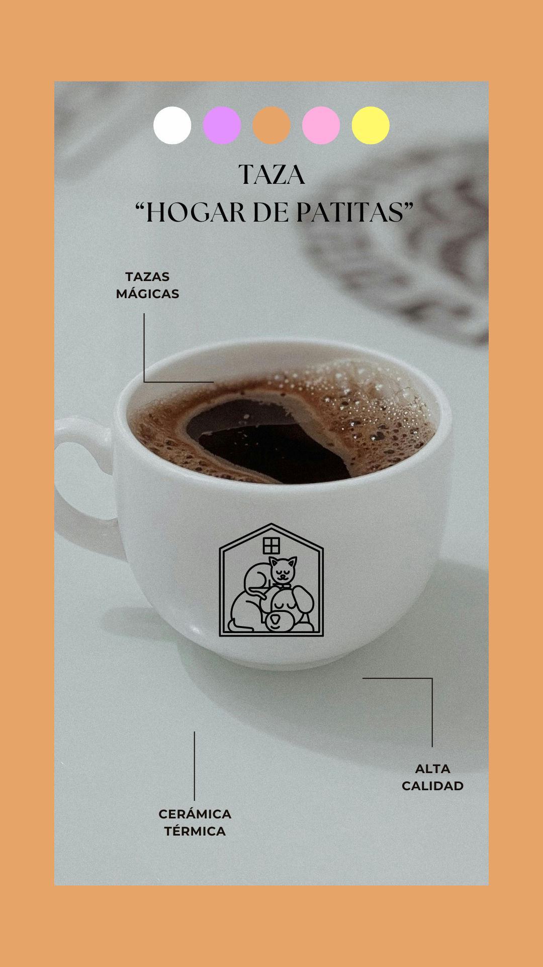 Taza “Hogar de Patitas”